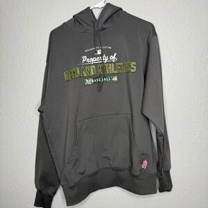 Property of Oakland Athletics Baseball‎ Grey Hoodie -cp